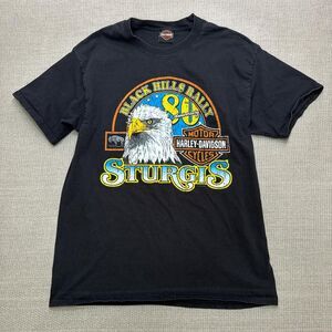 Harley Davidson Black Hills Sturgis 80th biker t-shirt graphic tee